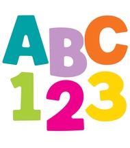 Carson Dellosa 152-Piece 3" Colorful Bulletin Board Letters for Classroom, Alphabet Letters, Numbers