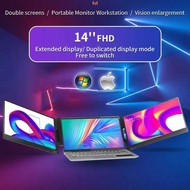 ApexWay Portable Monitor Dual Screen Extender 14 Inch IPS 60Hz 1080P - X90