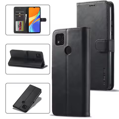For Redmi 9C Case Leather Wallet Flip Cover Redmi 9C Phone Case For Redmi9C Case Cover