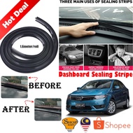 PROTON PREVE T-Shape Dashboard Rubber Seal Stripe Sound Proof Noise Reduce Car Windscreen Dashboard 