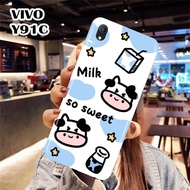 HP [H126] Vivo Y91C Case Casing & Protective Cover Matte Cowhp For All Types of Mobile Phones | VIVO