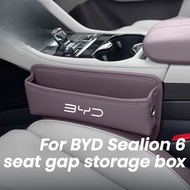BYD Sealion 6 accessories car seat gap leather storage box car accessories interior byd car accesori