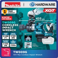 Makita TW009GZ Cordless Impact Wrench 40Vmax | 25.4 mm (1") | 3,150 N·m Without Battery and Charger