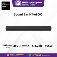 Sony BRAVIA Theatre Bar 8 | HT-A8000 5.0.2 ch | Single Soundbar | 360 Spatial Sound Mapping | Dolby 