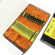 24 Skeins Pelbagai Warna Benang Sulaman Benang Serat Panjang Mesir Dmc Cross Stitch Kraf Jahit DIY B