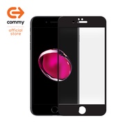 COMMY ฟิล์มกระจกกันรอย เต็มจอ iPhone 7 Plus / iPhone 7 รุ่น Full Frame แข็งแรงระดับ 9H ทัชลื่น ภาพคมชัดสีสดใส ป้องกันถึงขอบจอ (ฺสีดำ)