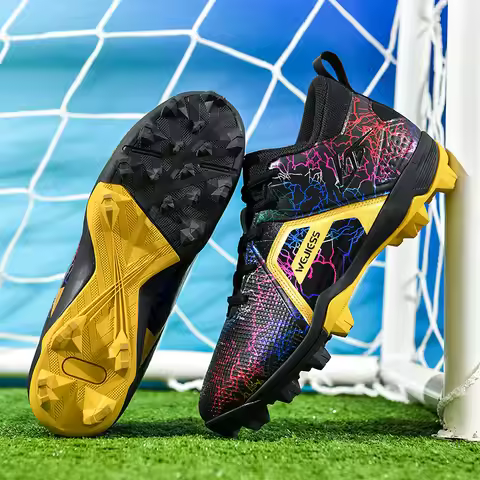 Men‘s Baseball Shoes Non-slip Rugby Shoes Short Spikes Lacrosse Shoes Breathable Cricket Shoes Begin