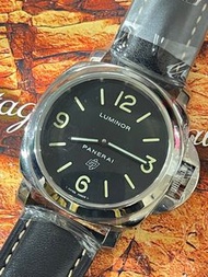 🌈🌈新返貨啦🌈🌈 PANERAI PAM01000🖤🖤原裝黑面 原裝皮帶&amp;扣 44mm 淨錶🖤🖤手上鏈機芯 狀態一流👍🏻👍🏻446C(旺角店）