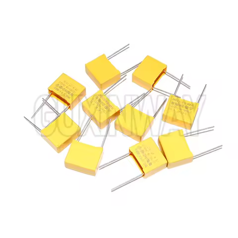 10pcs X2 Safety capacitor 15mm 275VAC 275V 0.022UF 0.047UF 0.1UF 0.15UF 0.22UF 0.33UF 0.47UF 0.68UF 