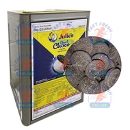TIN BISKUT JULIE'S DARK CHOCO SANDWICH 6KG