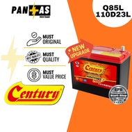 [Installation Provided] Century MARATHONER MAX MF Car Battery Bateri Kereta | Q85 L | 110D23 L | EFB