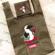 現貨 日本 CHUMS 可摺疊 便攜 背心袋 環保袋 購物袋