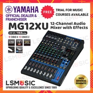 Yamaha MG12XU 12-Channel Audio Mixer and Effects Professional Analog Mixing Console 4 mono 4 stereo w/ SPX ( MG 12XU )