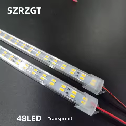 24Led 48Led 33cm DC12/24V SMD 5730 5630 LED Hard Rigid Strip Bar Light Aluminium Shell +PC Cover LED