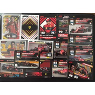 Turbo Attax 2022 F1 CHARLES LECLERC Card Set