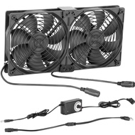 2 in 1 Dual 120mm Fan GPU Mining Rig Cooling Solution with Speed