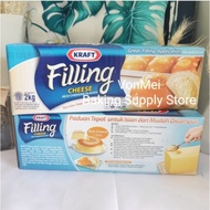 2 KG KRAFT Filling Cheese Isian Keju Untuk roti Enak Berkualitas