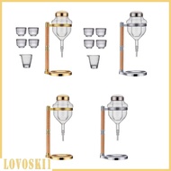 [Lovoski1] Japanese Cold Sake Glass Decanter Clear Dispenser for Cold Sake Barware