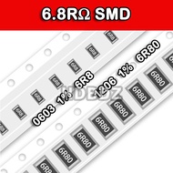 10~100PCS 6.8RΩ SMD Resistance accuracy 5%/1% 6R8/6R80 IC