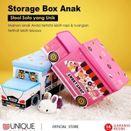 Storage Box Cartoon Storage BUS Toy Storage Box Toys Multipurpose Storage Bench Children's Storage B