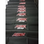 Small king drag logo motorcycle seat leather