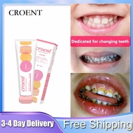 【CROENT】 Baby toothpaste without fluoride, anti-moth and anti-caries children toothpaste can be swal