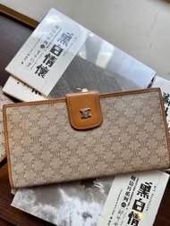 Celine中古米花長銀包