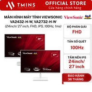 ViewSonic VA2432-H-W, VA2732-H-W Computer Monitor (24inch/ 27 inch, FHD, IPS, 100Hz, 1ms) - Genuine 