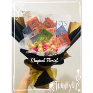 Suprise Chocolate money flower bouquet 💐 Price include Rm10cash!!!!!! Harga termasuk duit Rm10