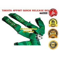 TAKATA RACING SAFETY BELT 4 POINT QUICK RELEASE