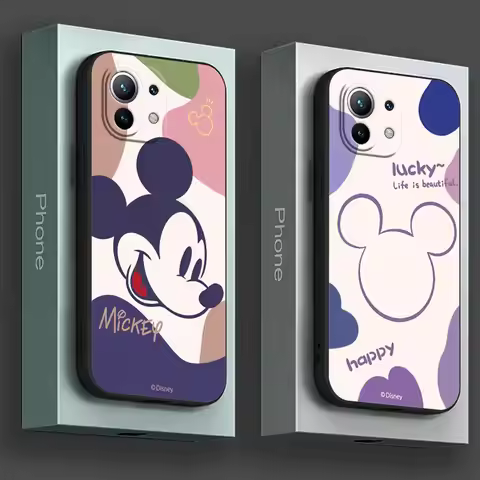Cartoon Mickey Mouse Disney Phone Case For Xiaomi Poco X8Pro Max X7 X8 M6 M7 M8 F6 F7 Pro F8 11T 13T