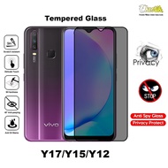 ANTI GORES KACA UNTUK VIVO Y17 / Y15 / Y12 CERAMIC MATTE TEMPERED GLASS PRIVASI SPY PELINDUNG LAYAR