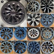 特斯拉 电车 Model X Model S Model Y Model 3 原廠拆車 輪轂 胎鈴 鋼圈 改裝 鍛造