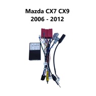 kabel soket PNP head unit android plus canbus Mazda CX7 CX-7 CX9 CX-9 2006 - 2012 A-4.2