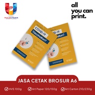 A6 BROCHURE OR FLYER PRINTINGJasa