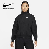 [Lazada Specials] Nike Womens Sportswear Essential Windrunner Jacket - Black ไนกี้ เสื้อแจ็คเก็ตแบบท