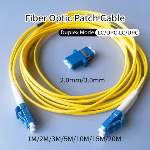 Fiber Optic Patch Cable LC/UPC-LC/UPC 1M/2M/3M/5M/10M/15M/20M 2.0/3.0mm LSZH Indoor FTTH Duplex Mode