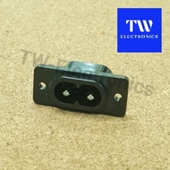 IEC320 C8 2pins male PCB IEC320 C8 2pins Socket IEC320 C8 2pins Mount IEC320 C8 2pins