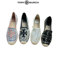 [Tory Burch Hong Kong]Tory Burch Color block large logo woven fisherman Ballet shoes