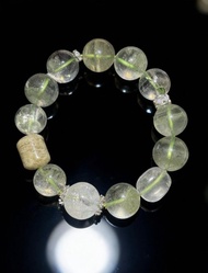 Crystal.EAA 設計款水晶手鏈 青芽渡 綠千層幽靈 白幽靈 白水晶