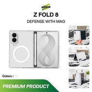 Gizmo Defense Hinge MagSafe Case for Samsung Galaxy Z Fold 8 Shockproof Clear Support And Pen Slot S