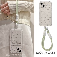 Card Holder for Girls Premium Lanyard White Case Redmi 15C A5 13C 14C A3 Note 14 Pro Plus 5G 10 5G 9
