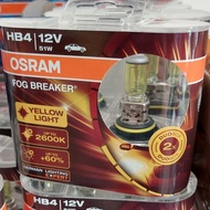 Original OSRAM HB4 FBR Fog Breaker 12V 51W Bright Yellow Light Car Fog Lamp Bulb