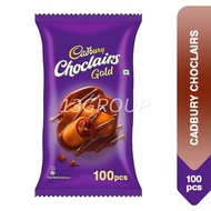 Cadbury Choclairs Gold Chocolate Caramel, 100s