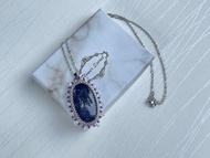 #220819 血滴堇青石 串珠 頸鍊