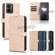 HMD Fusion Case Flip Polka Dot PU Leather Wallet Card Slot Phone Cover For HMD Fusion Casing Stand H