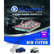 FORD RANGER(P703,RA) 2.0 TURBO DIESEL EVEREST(UB,U704) 2.0 TURBO DIESEL PENAPIS AIR FILTER RFD-MB3G-