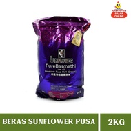 Beras Sunflower Pusa 2 kg Pure Basmathi Low GI Premium Pusa Rice Sunflower