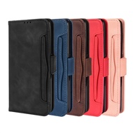 Suitable for OPPO A55S 5G Japanese Version Mobile Phone Leather Case CPH2309 Multi-Card Slot Flip Mobile Phone Protective Case Protective Case SHS