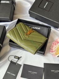 （SAINT LAURENT）全新✅Authentic帶盒hkluxehk 🎁YSL 銀包 卡包 wallet card holder